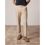 Pantalon Ignacio en canvas de coton beige