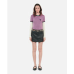 T-Shirt Violet Kooples Heart Femme