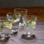 Dressed Up ensemble de verres à eau Clear, 4 pièces