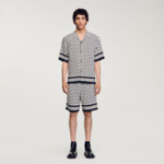 Chemise à manches courtes Square Cross