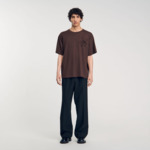 T-shirt oversize fleur