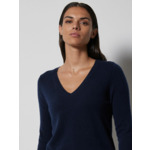Pull col V Neva BLEU NUIT 001
