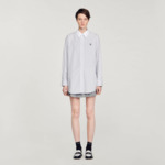 Chemise oversized à rayures