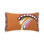 Desforges - Housse de coussin en coton orange, Seventies