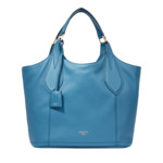 Alphonse De Lancel - Sac Shopper Souple Ew M - Bleu Vague