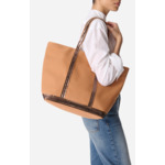 Cabas L Zippé En Toile En Laine Vierge Mélangée