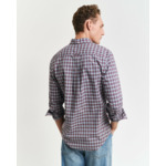 Chemise regular fit en popeline à motif écossais classique