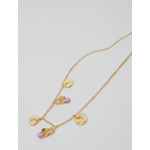 Collier chaîne à pendentifs