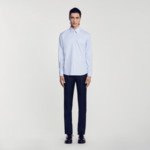 Chemise coupe classique en coton