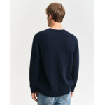 Pull ras du cou en intarsia Flag