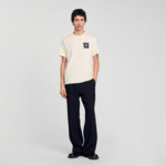 T-shirt à détail fleur