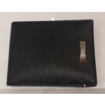 Porte-billets 6 cartes Contraste Noir avec Pince à Billets