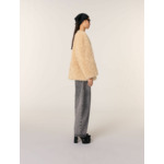 Manteau court en fausse fourrure