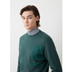 Sweat à col rond et détais en nylon