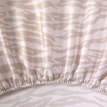 Kenzo - Drap housse en satin beige, K Tora