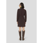 Robe Roya-Chocolat en Polyester