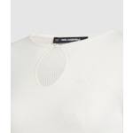 KEYHOLE DETAIL KNIT TOP
