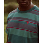 T-shirt vert foncé & multicolore