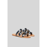 Sandales à brides avec anneau