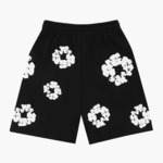 Denim Tears Short The Cotton Wreath Noir