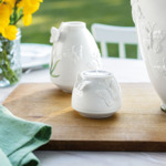 Colourful Spring support pour bougie chauffe-plat, blanc/vert