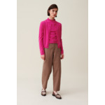 Cardigan laine boutonné broderie CP