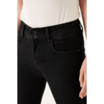 Women Jeans Caro curved Slim fit Black