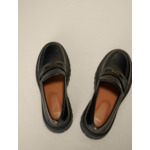 Mocassins en cuir à plateforme