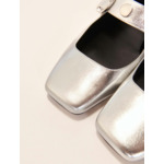 Babies en cuir métallisé