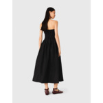 Robe bustier en maille et taffetas