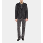 Blazer En Laine À Rayures Homme