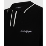 KNITTED LS POLO