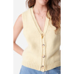 Cardigan Sans Manches Dounya 100% Laine Mérinos