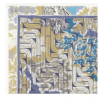 Motif Pivoine Optical - Car90 Pivoine Opt - Multico Cobalt