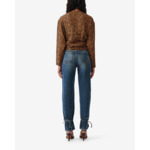 Top Froncé Imprimé Léopard Ernesta