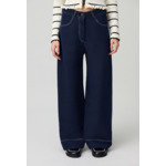 Pantalon large à ourlets