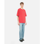 T-Shirt Rouge Sérigraphie 100% Wild Homme