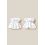 Poignets effet chemise fronces