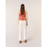 Top sans manches plissé