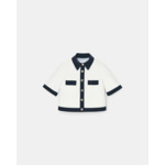 Chemise courte bicolore