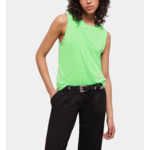 T-Shirt Femme Vert Fluo Avec Logo