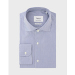 Chemise Contemporaine Infroissable rayée marine