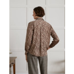 CHEMISE COL FROUFROU IMPRIMEE
