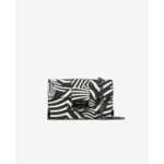 Pettie Pochette Emily Cuir Motif Zebre Femme