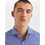 Chemise Classique rayée bleue