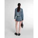 Veste en tweed ornée de sequins