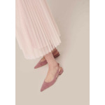 Jupe Juillet-Rose Pale en Polyester