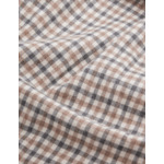 Chemise gabriel à carreaux beiges et gris