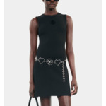 Robe Courte Blason Noire Femme