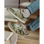 Baskets basses kaki clair